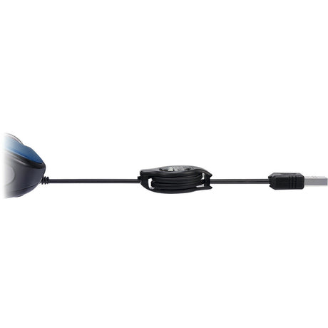 Adesso iMouse S8L Mouse - USB 2.0 - Optical - 3 Button(s) - Blue