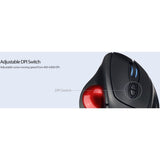 Adesso iMouse T30 Mouse - Radio Frequency - USB - Optical - 7 Button(s) - Black