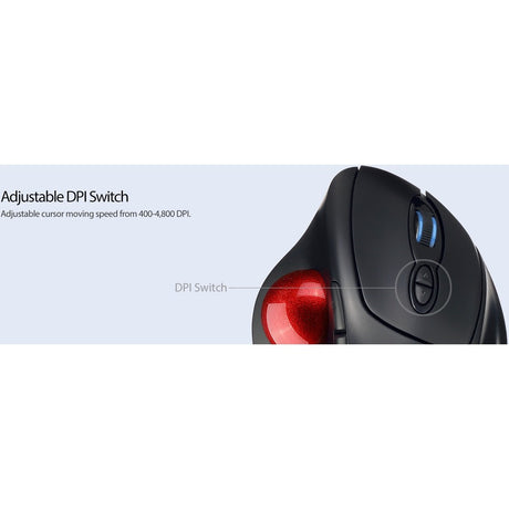 Adesso iMouse T30 Mouse - Radio Frequency - USB - Optical - 7 Button(s) - Black