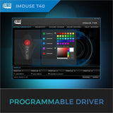 Adesso iMouse T40 Mouse - Radio Frequency - USB - Optical - 7 Button(s) - Black