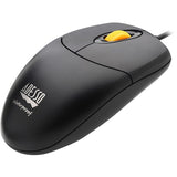 Adesso iMouse W3 Mouse - USB - Optical - 4 Button(s) - Black, Yellow