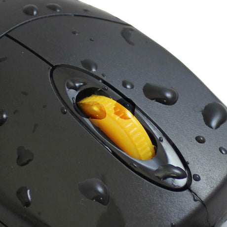 Adesso iMouse W3 Mouse - USB - Optical - 4 Button(s) - Black, Yellow