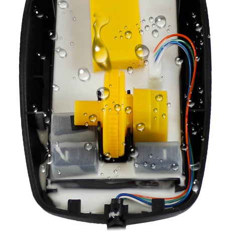 Adesso iMouse W3 Mouse - USB - Optical - 4 Button(s) - Black, Yellow