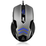 Adesso iMouse X1 Gaming Mouse - USB - Optical - 6 Button(s) - Black, Grey