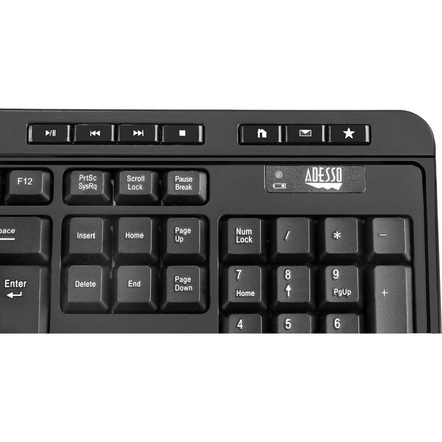 Adesso WKB-1320CB Keyboard & Mouse - English (UK)