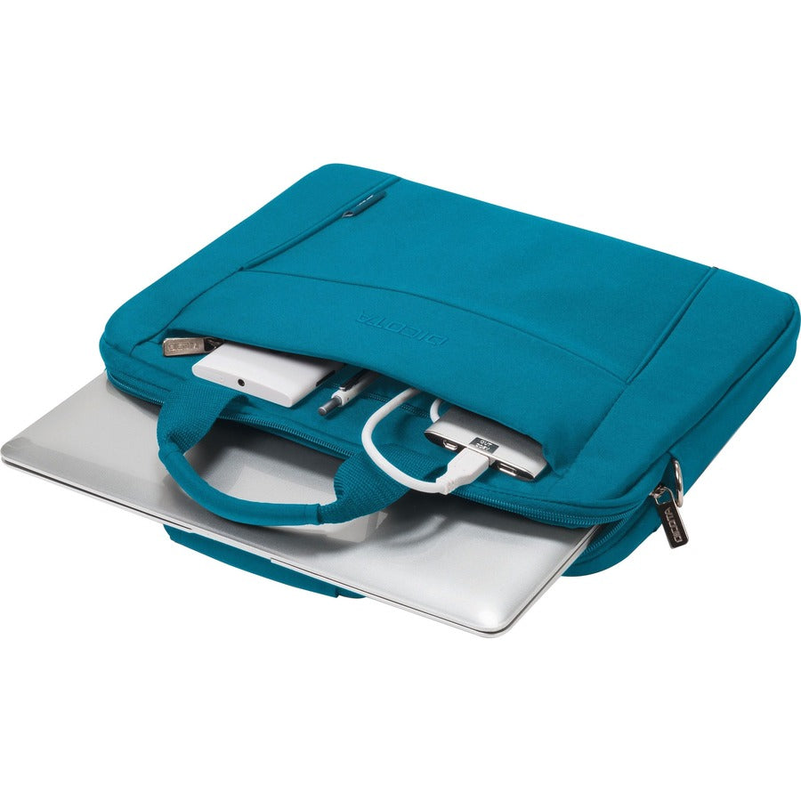 Dicota Eco Carrying Case for 33 cm (13") to 35.8 cm (14.1") Notebook - Blue