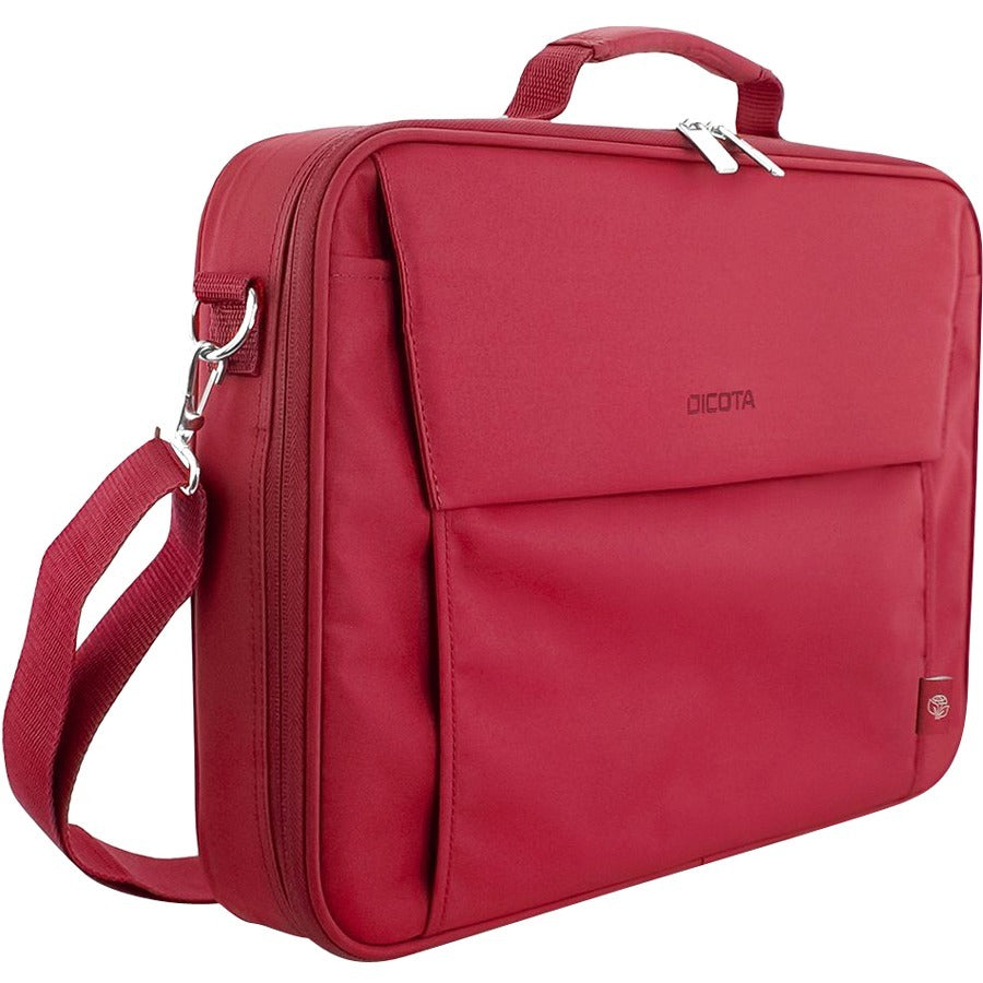 Dicota Eco Carrying Case for 35.6 cm (14") to 39.6 cm (15.6") Notebook - Red