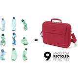 Dicota Eco Carrying Case for 35.6 cm (14") to 39.6 cm (15.6") Notebook - Red