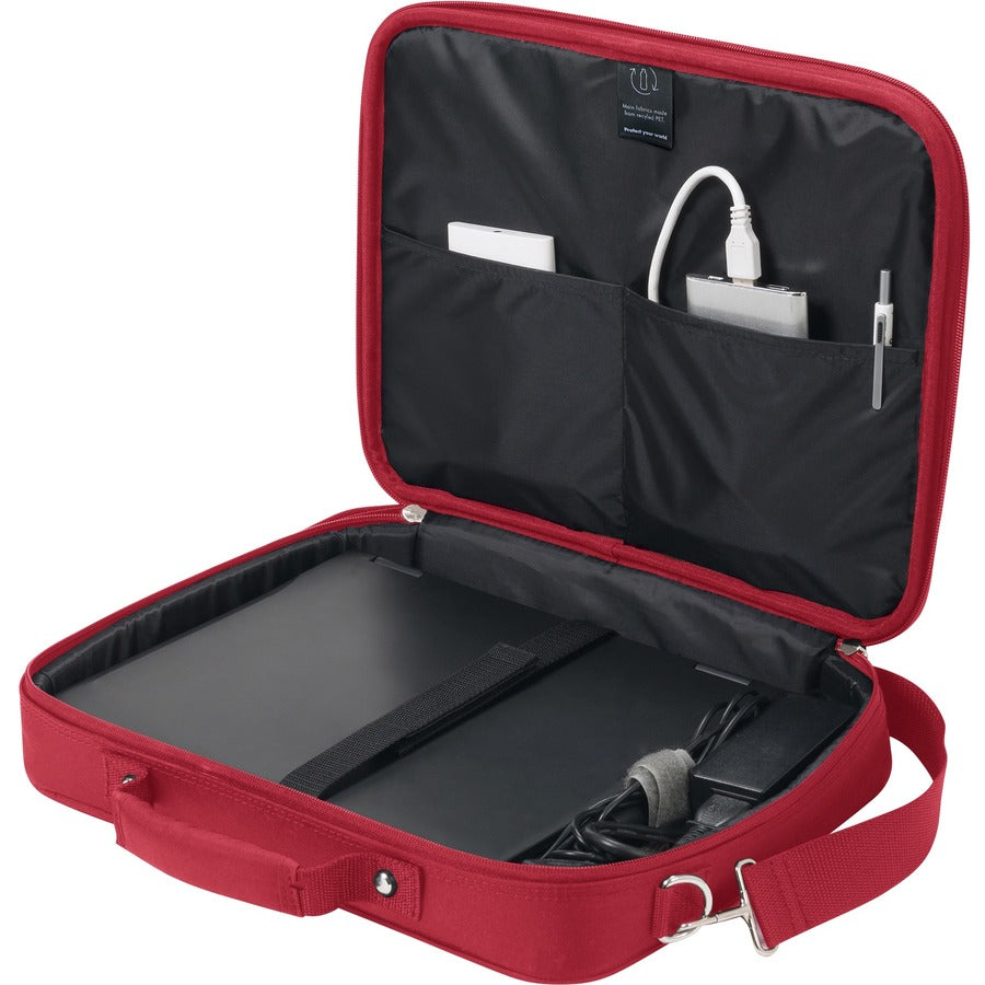 Dicota Eco Carrying Case for 35.6 cm (14") to 39.6 cm (15.6") Notebook - Red