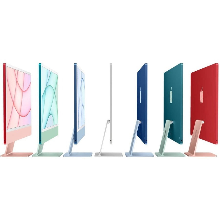 Apple iMac MGPL3B/A All-in-One Computer - Apple M1 Octa-core (8 Core) - 8 GB RAM - 512 GB SSD - 61 cm (24") 4.5K 4480 x 2520 - Desktop - Blue