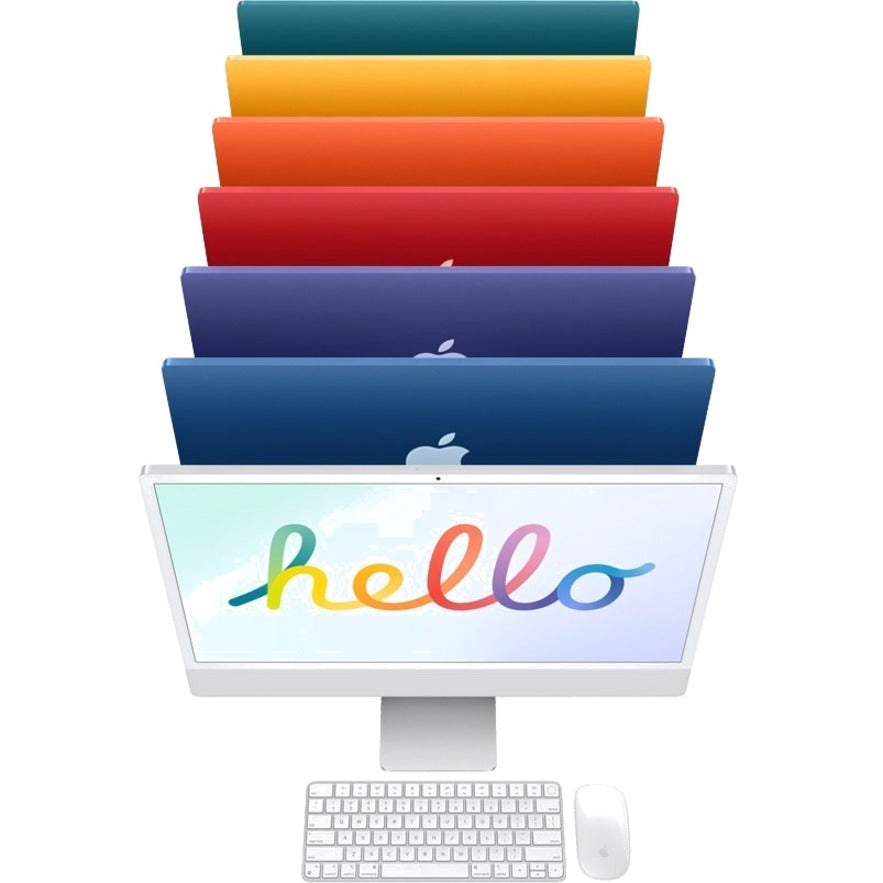 Apple iMac MGPN3B/A All-in-One Computer - Apple M1 Octa-core (8 Core) - 8 GB RAM - 512 GB SSD - 61 cm (24") 4.5K 4480 x 2520 - Desktop - Pink