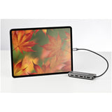 StarTech.com USB C Multiport Adapter, USB-C to HDMI or mDP 4K 60Hz, 100W PD Pass-Through, 4x 10Gbps USB, USB Type-C Mini Dock, w/12" Cable