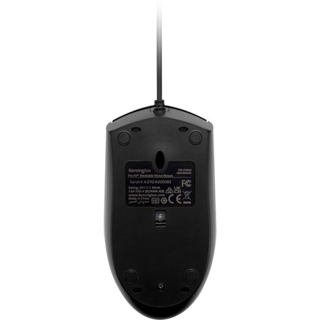 Kensington Pro Fit Rugged Mouse - USB Type A - Optical - 3 Button(s) - Black
