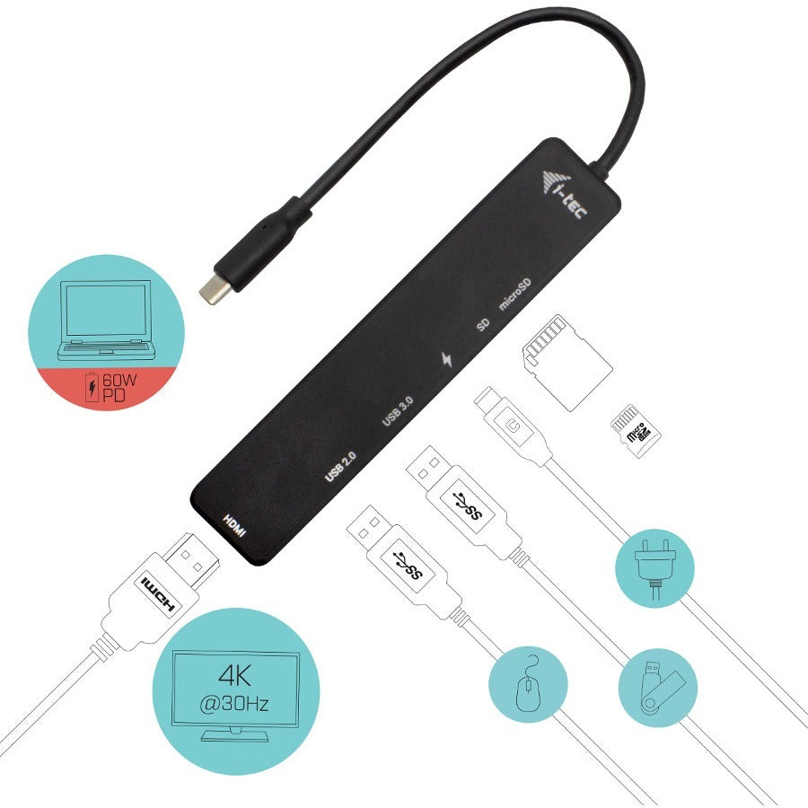 i-tec USB Type C Docking Station for Monitor, Notebook - 60 W