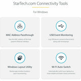 StarTech.com USB-C Multiport Adapter, USB C to 4K HDMI or VGA, USB Type-C Mini Dock, 100W PD Passthrough, 3x USB 3.0, GbE, 12" Long Cable
