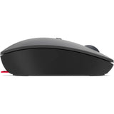 Lenovo GO Mouse - Bluetooth/Radio Frequency - USB Type C - Blue Optical - 5 Button(s) - 6 Programmable Button(s) - Black