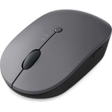 Lenovo GO Mouse - Bluetooth/Radio Frequency - USB Type C - Blue Optical - 5 Button(s) - 6 Programmable Button(s) - Black
