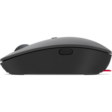 Lenovo GO Mouse - Bluetooth/Radio Frequency - USB Type C - Blue Optical - 5 Button(s) - 6 Programmable Button(s) - Black