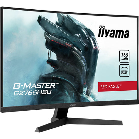 iiyama G-MASTER Red Eagle G2766HSU-B1 27" Class Full HD Curved Screen Gaming LCD Monitor - 16:9 - Matte Black