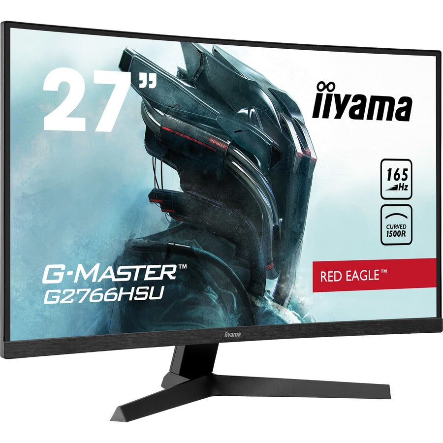 iiyama G-MASTER Red Eagle G2766HSU-B1 27" Class Full HD Curved Screen Gaming LCD Monitor - 16:9 - Matte Black