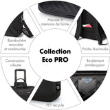 Dicota Eco Top Traveller PRO Carrying Case for 30.5 cm (12") to 35.8 cm (14.1") Notebook - Black