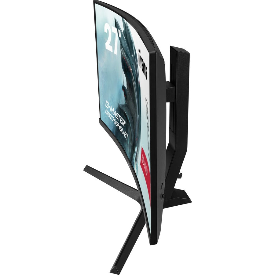 iiyama G-MASTER Red Eagle GB2766HSU-B1 27" Class Full HD Curved Screen Gaming LCD Monitor - 16:9 - Matte Black