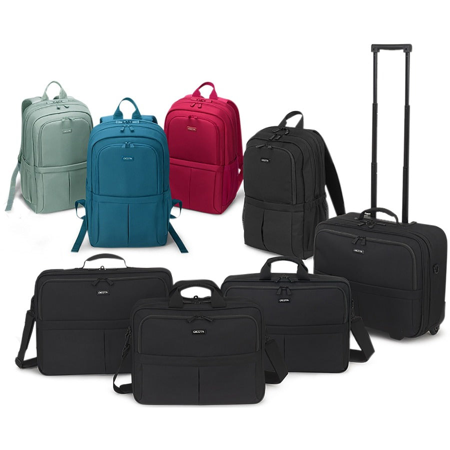 Dicota Eco SCALE Carrying Case (Backpack) for 33 cm (13") to 39.6 cm (15.6") Notebook, Tablet - Black