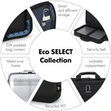 Dicota Eco Top Traveller SELECT Carrying Case for 26.7 cm (10.5") to 39.6 cm (15.6") Notebook, Tablet, Smartphone - Black
