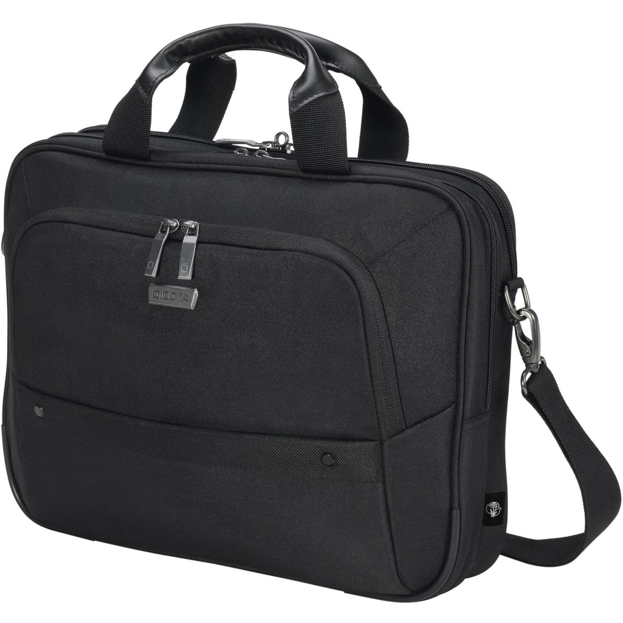 Dicota Eco Top Traveller SELECT Carrying Case for 26.7 cm (10.5") to 39.6 cm (15.6") Notebook, Tablet, Smartphone - Black
