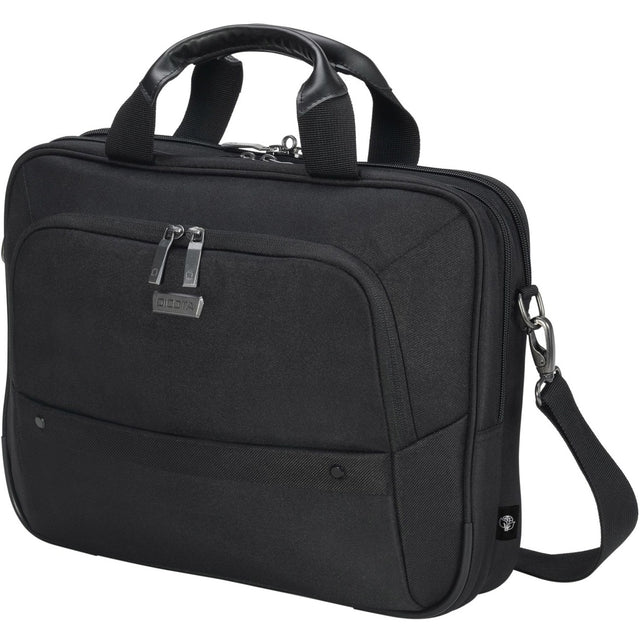 Dicota Eco Top Traveller SELECT Carrying Case for 26.7 cm (10.5") to 39.6 cm (15.6") Notebook, Tablet, Smartphone - Black