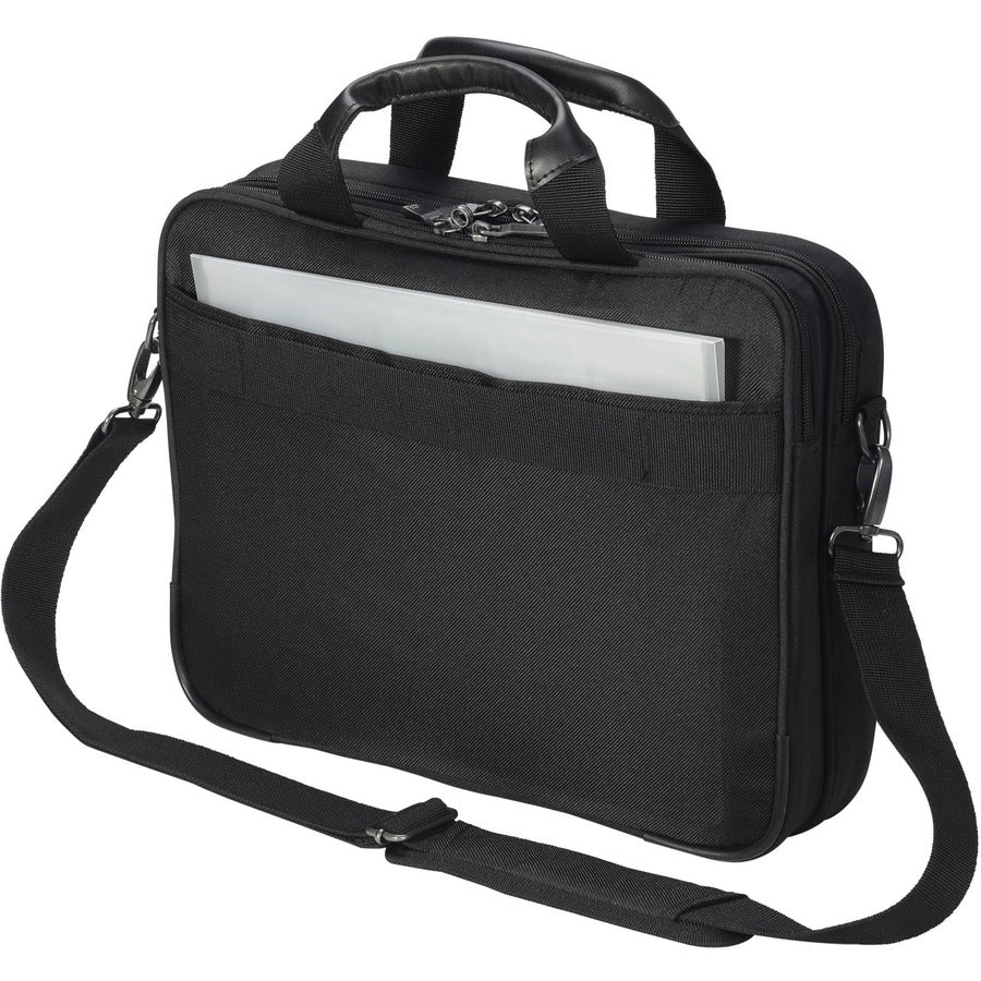 Dicota Eco Top Traveller SELECT Carrying Case for 26.7 cm (10.5") to 39.6 cm (15.6") Notebook, Tablet, Smartphone - Black