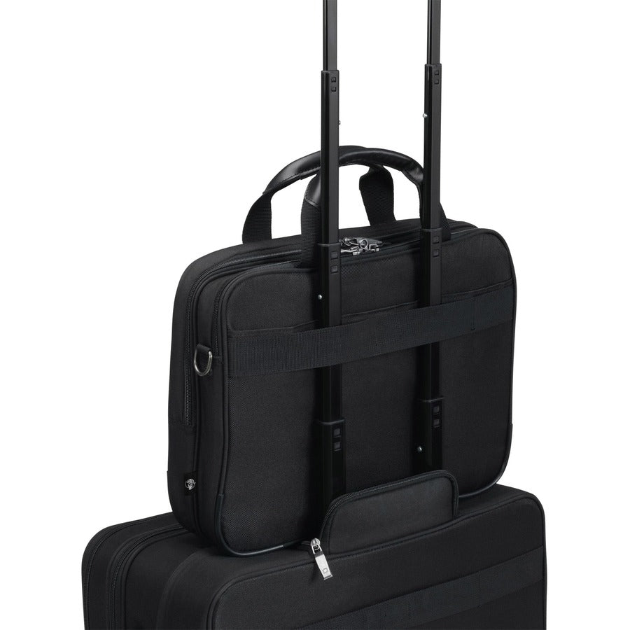 Dicota Eco Top Traveller SELECT Carrying Case for 26.7 cm (10.5") to 39.6 cm (15.6") Notebook, Tablet, Smartphone - Black
