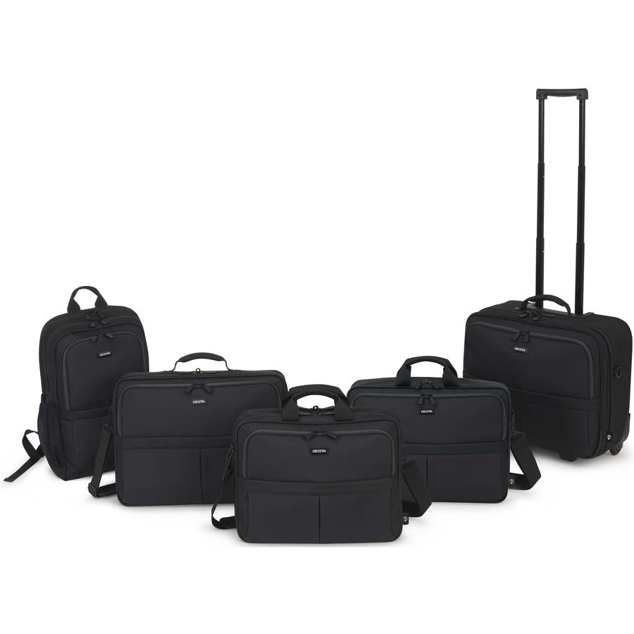 Dicota Eco SCALE Carrying Case (Backpack) for 26.7 cm (10.5") to 43.9 cm (17.3") Notebook - Black