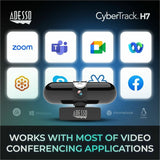 Adesso CyberTrack CyberTrack H7 Webcam - 4 Megapixel - 30 fps - USB 2.0 - TAA Compliant