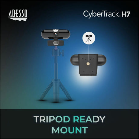 Adesso CyberTrack CyberTrack H7 Webcam - 4 Megapixel - 30 fps - USB 2.0 - TAA Compliant