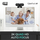 Adesso CyberTrack CyberTrack H7 Webcam - 4 Megapixel - 30 fps - USB 2.0 - TAA Compliant