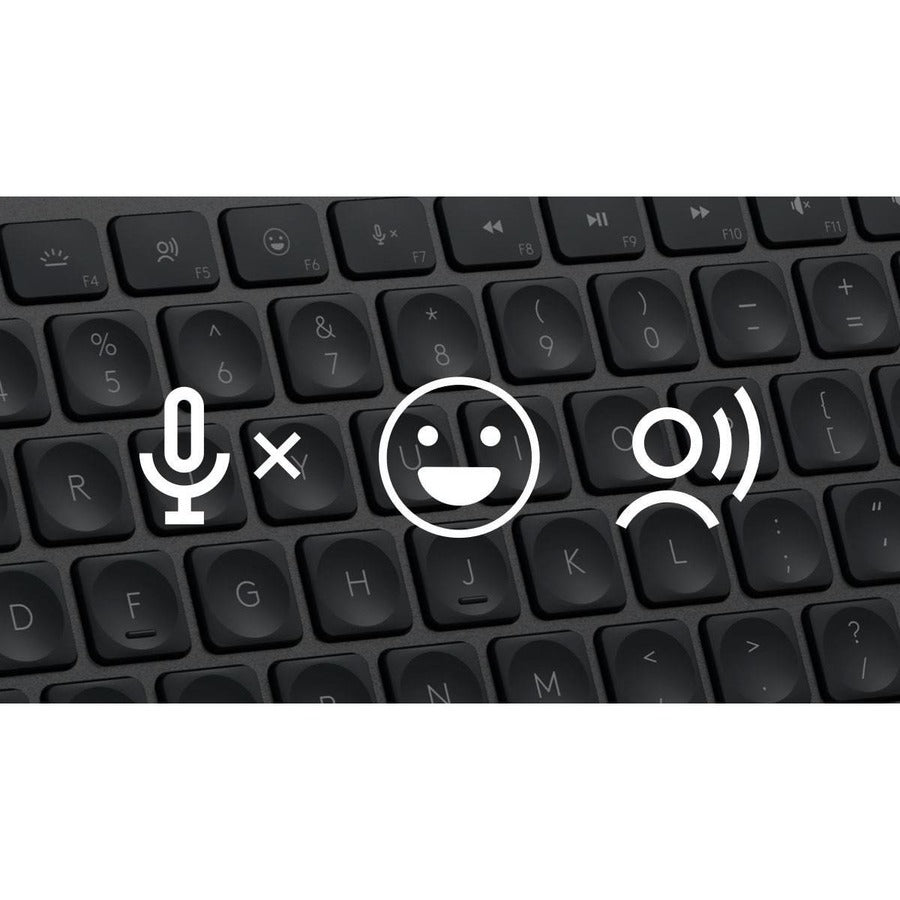 Logitech MX Keys for Business Keyboard - Wireless Connectivity - English (UK) - QWERTY Layout - Graphite