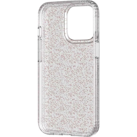 Tech21 Evo Sparkle Case for Apple iPhone 13 Pro Smartphone - Holographic Shimmer Effect - Rose Gold