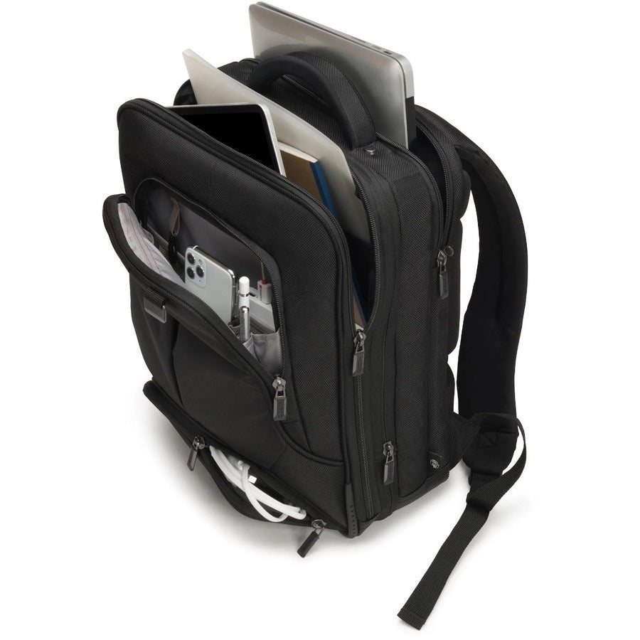 Dicota Eco Backpack PRO Carrying Case (Backpack) for 32.8 cm (12.9") to 43.9 cm (17.3") Notebook - Black
