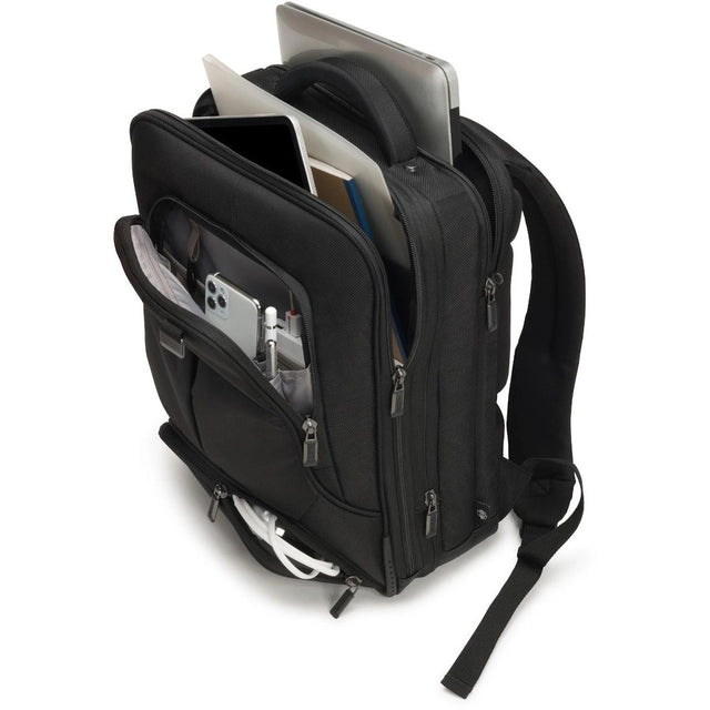 Dicota Eco Backpack PRO Carrying Case (Backpack) for 32.8 cm (12.9") to 43.9 cm (17.3") Notebook - Black