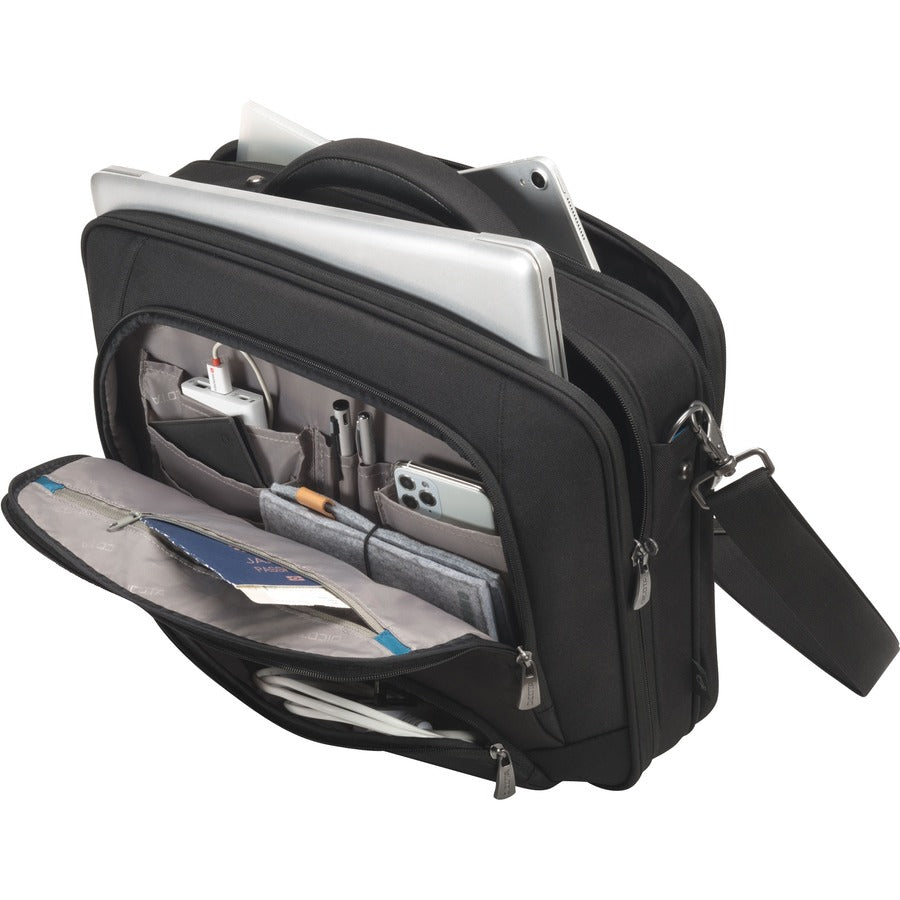 Dicota Eco Multi PRO Carrying Case (Briefcase) for 32.8 cm (12.9") to 39.6 cm (15.6") Notebook - Black