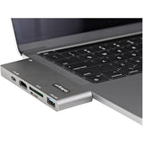 StarTech.com USB C Multiport Adapter for MacBook Pro/Air, USB Type-C to 4K HDMI, Power Delivery, SD/MicroSD, USB 3.0 Hub, USB-C Mini Dock