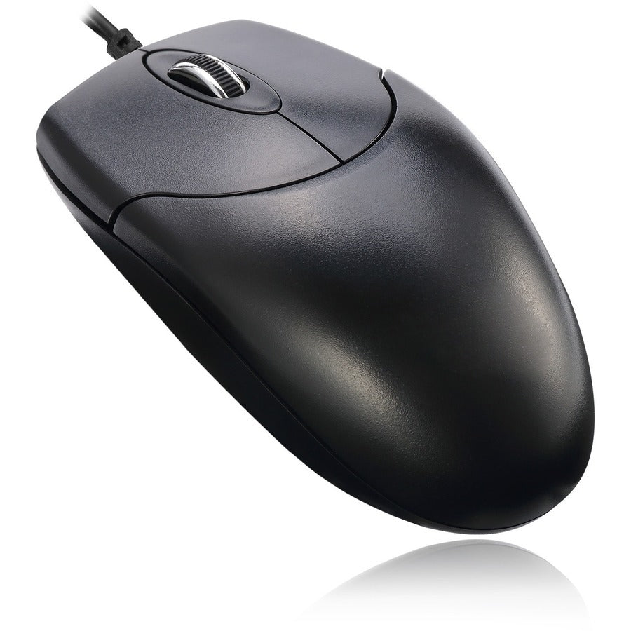 Adesso HC-3003PS Mouse - PS/2 - Optical - 3 Button(s) - Black