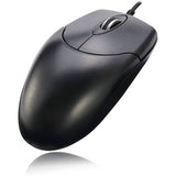 Adesso HC-3003PS Mouse - PS/2 - Optical - 3 Button(s) - Black