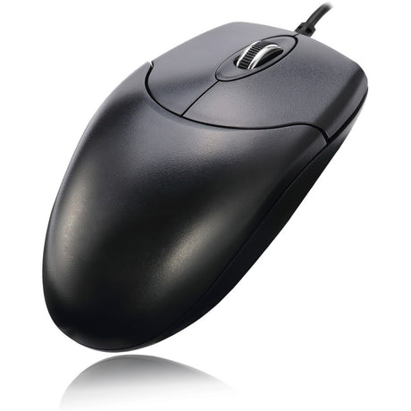 Adesso HC-3003PS Mouse - PS/2 - Optical - 3 Button(s) - Black