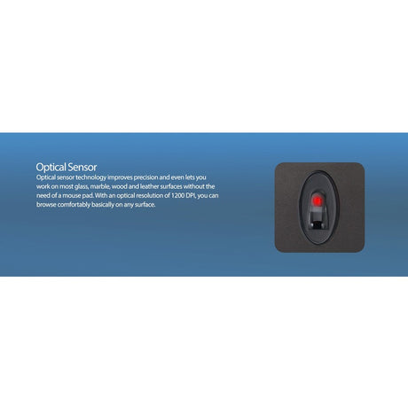 Adesso iMouse M60 Mouse - Radio Frequency - USB Type A - Optical - 3 Button(s) - Black