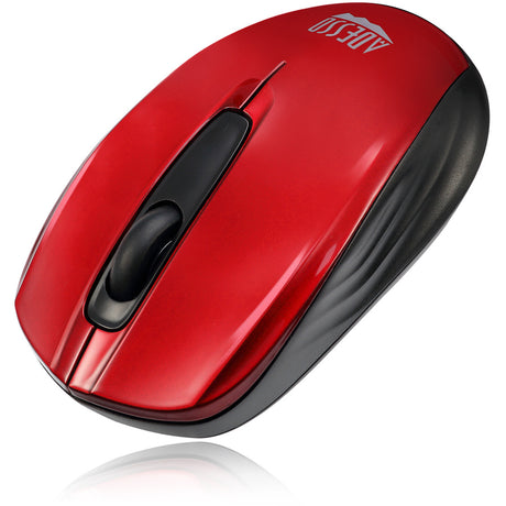 Adesso iMouse S50R Mouse - Radio Frequency - USB - Optical - 3 Button(s) - Red