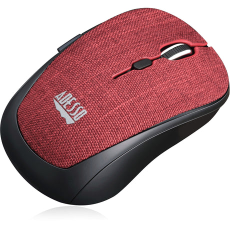Adesso iMouse S80R Mouse - Radio Frequency - USB Type A - Optical - 6 Button(s) - Red
