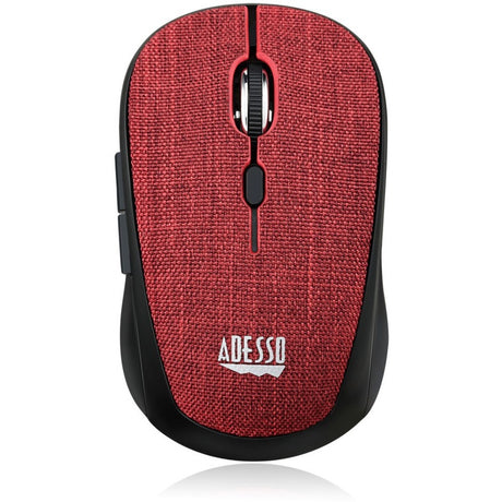 Adesso iMouse S80R Mouse - Radio Frequency - USB Type A - Optical - 6 Button(s) - Red