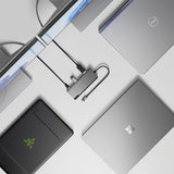 Alogic Ultra Dock UNI Gen 2 USB Type C Docking Station for Notebook, Tablet, Smartphone - Memory Card Reader - SD - 100 W - Space Gray